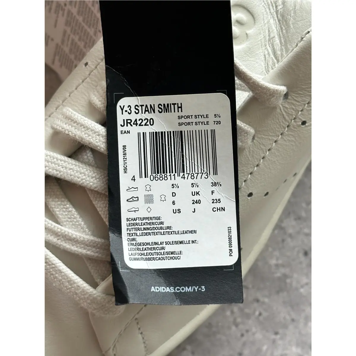 Adidas shoes - adidas Y-3 - JR4220 - Orbit Grey 6