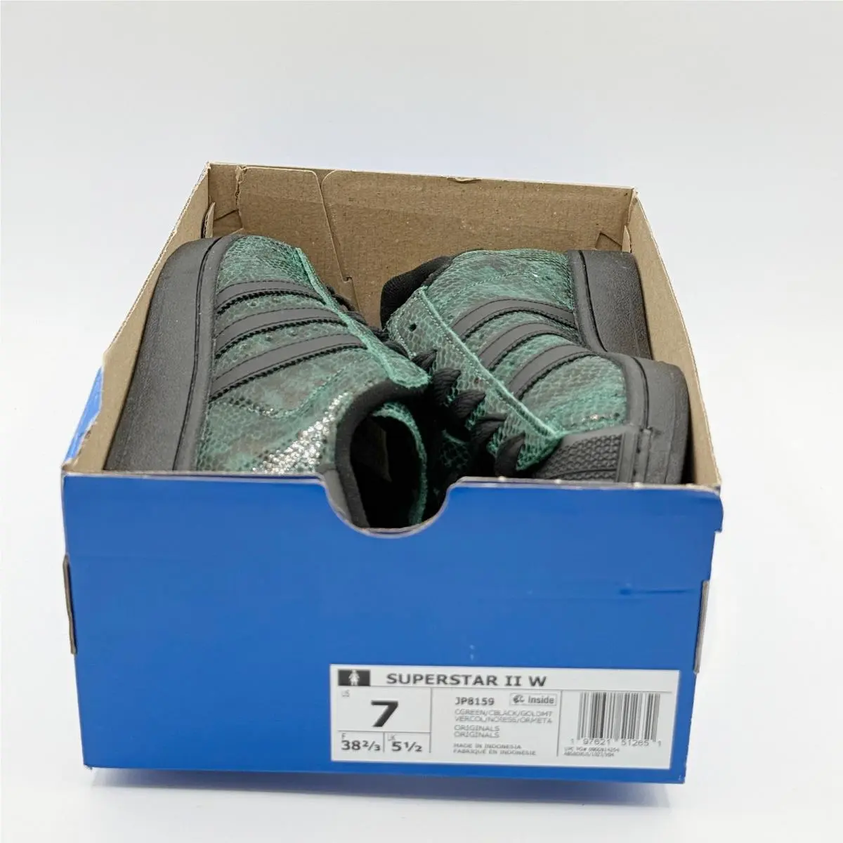Adidas shoes - adidas Superstar II - Superstar - JP8159 - Green (UPC: 197621512651) 0
