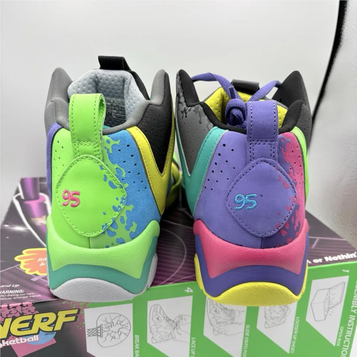 Reebok shoes - Reebok Kamikaze 2 - Kamikaze - GY8070 - Multicolor, Manufacturer: Black/Proud Pink/Solar Lime 3
