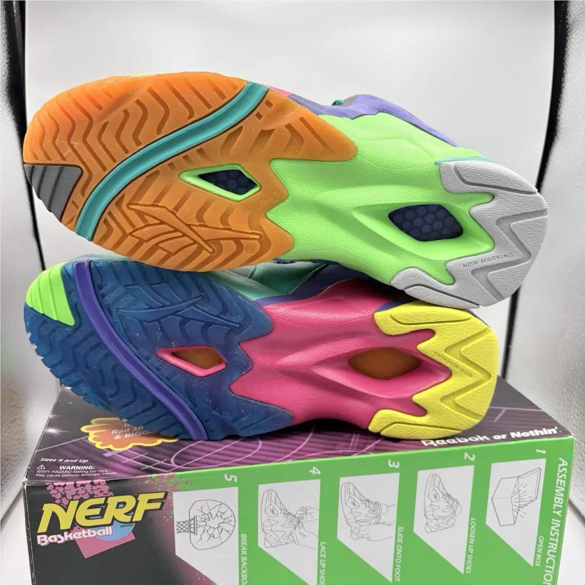Reebok shoes - Reebok Kamikaze 2 - Kamikaze - GY8070 - Multicolor, Manufacturer: Black/Proud Pink/Solar Lime 4