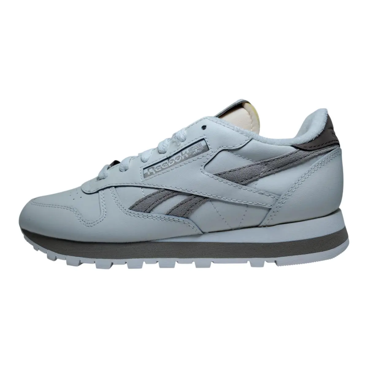 Reebok Women’s Classic Leather Sneaker Chalk/ash/utility Brown Size 6.5 US