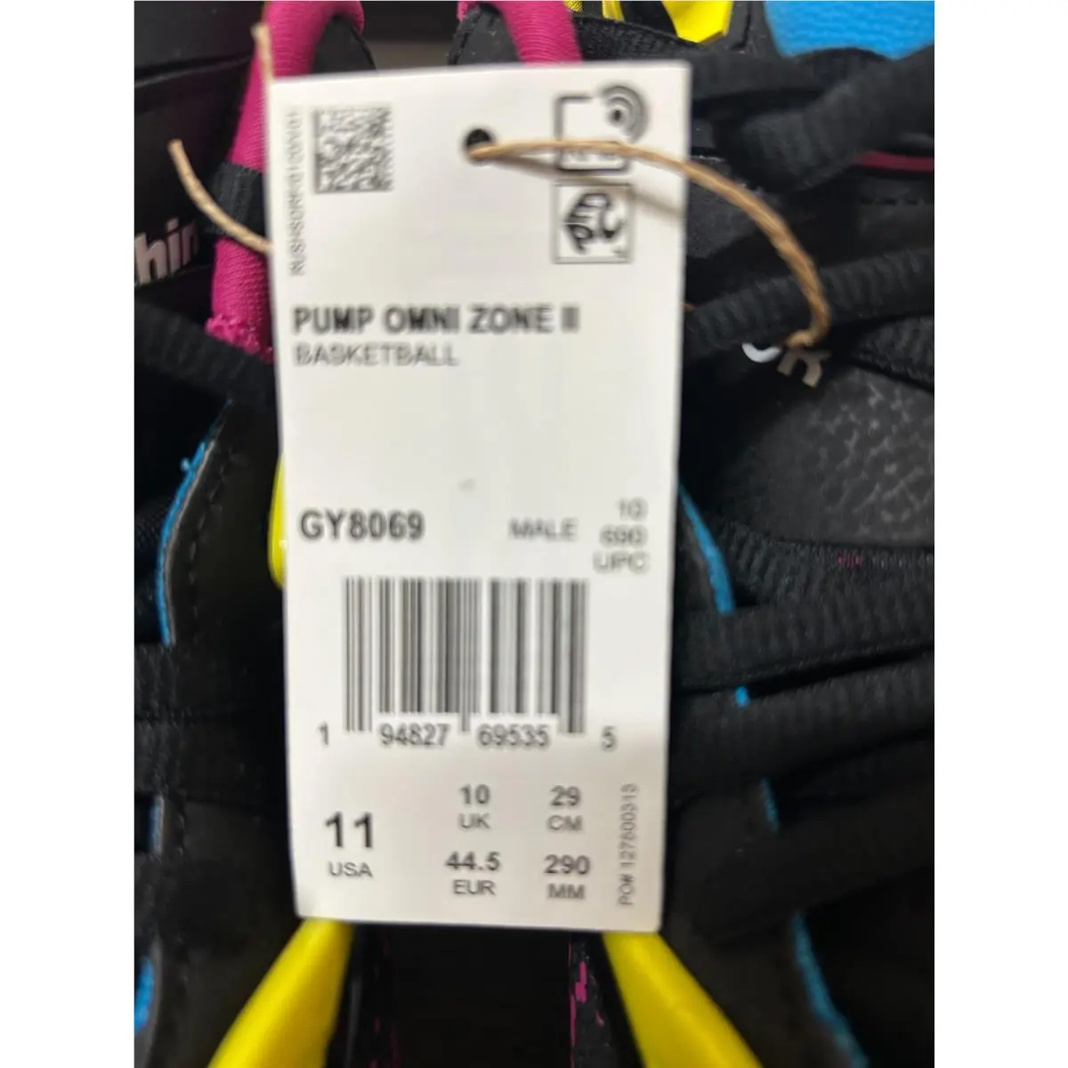 Reebok shoes - Reebok Omni Pump Zone II - GY8069 - Multicolor 2