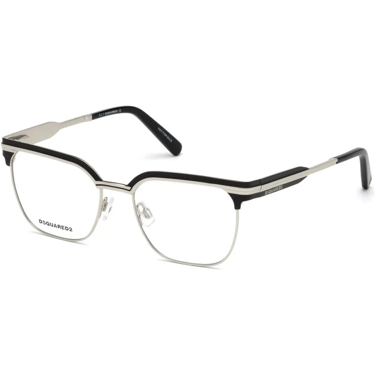 DSquared2 DQ 5240 Shiny Palladium 016 Size 51 Eyeglasses