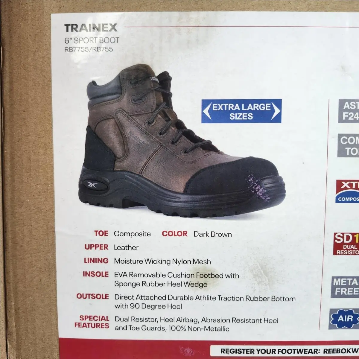 Reebok shoes - Esd - Esd - Brown (UPC: 690774133945) 10