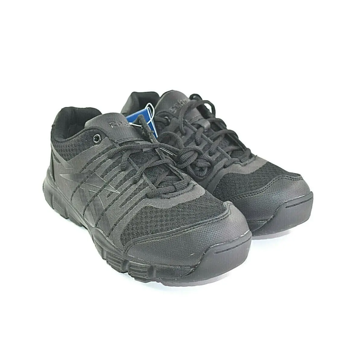 Reebok Dauntless Men`s Ultra Light Black Seamless Athletic Work Shoes 8.5