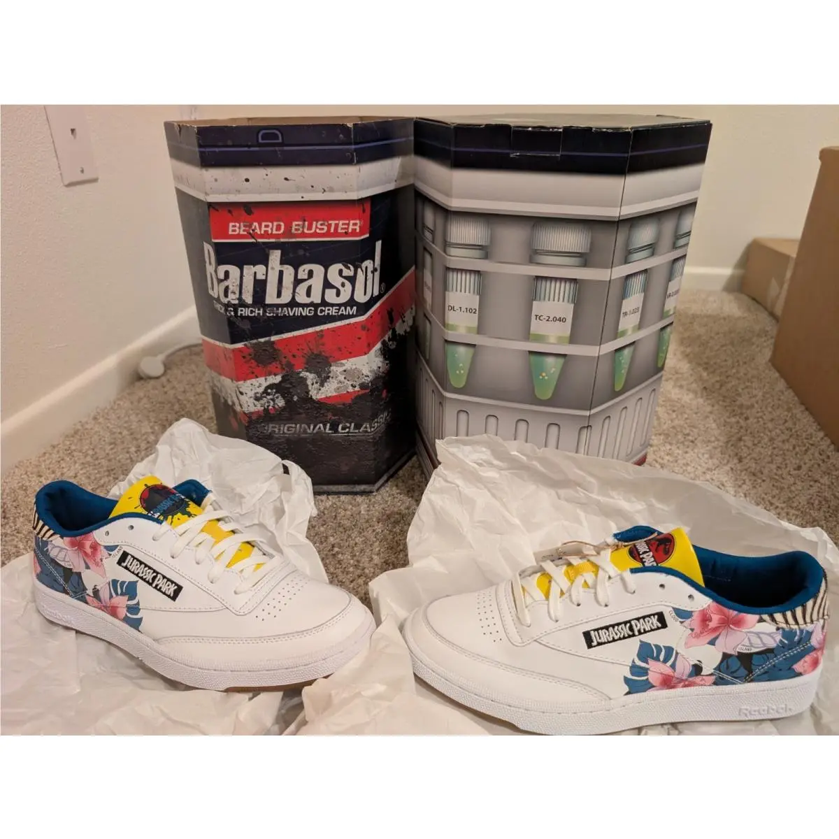 Reebok shoes - Jurassic Park x Reebok Club C - Jurassic Park Reebok - Multicolor 4