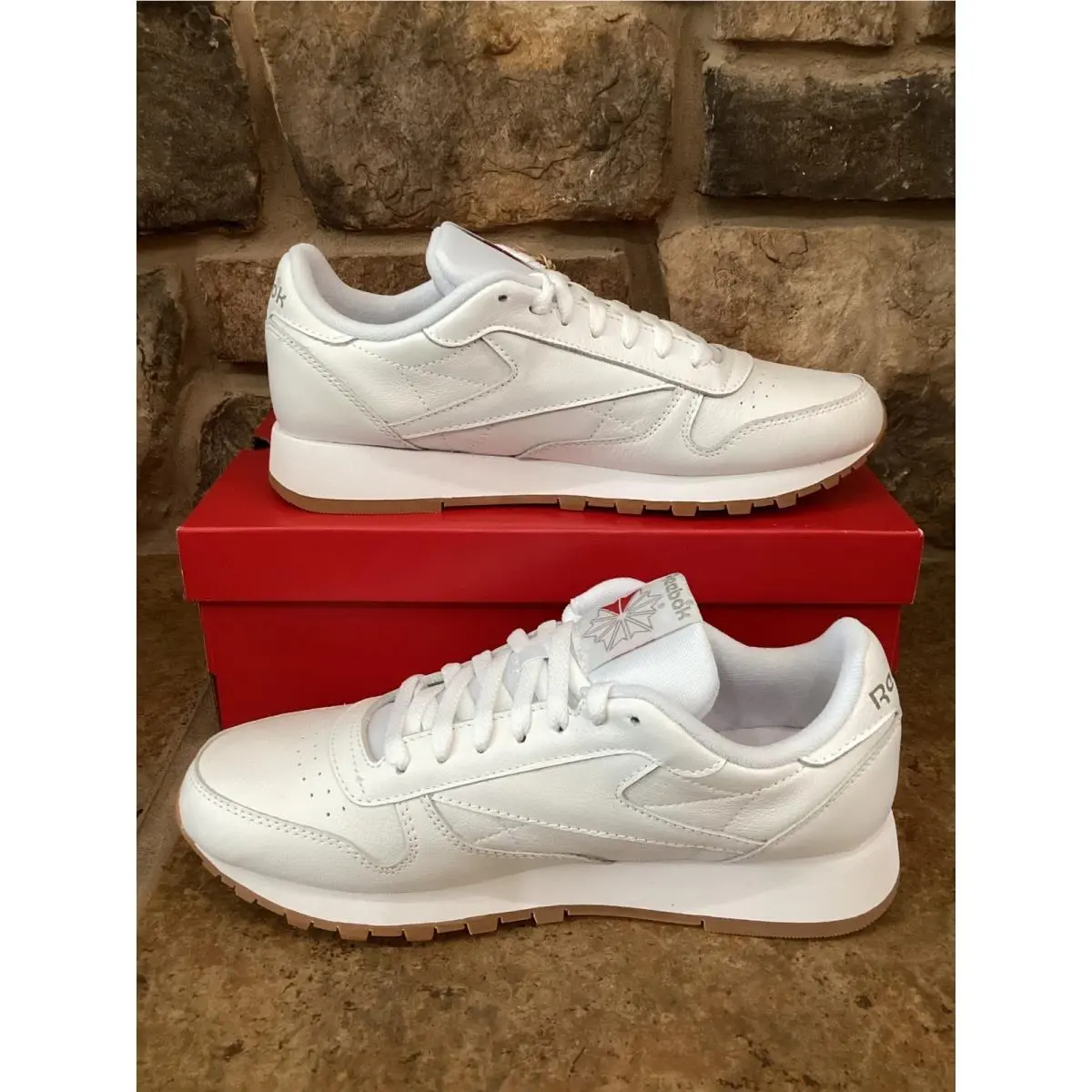 Reebok shoes - Reebok Classic Leather White Gum Sole - White 0