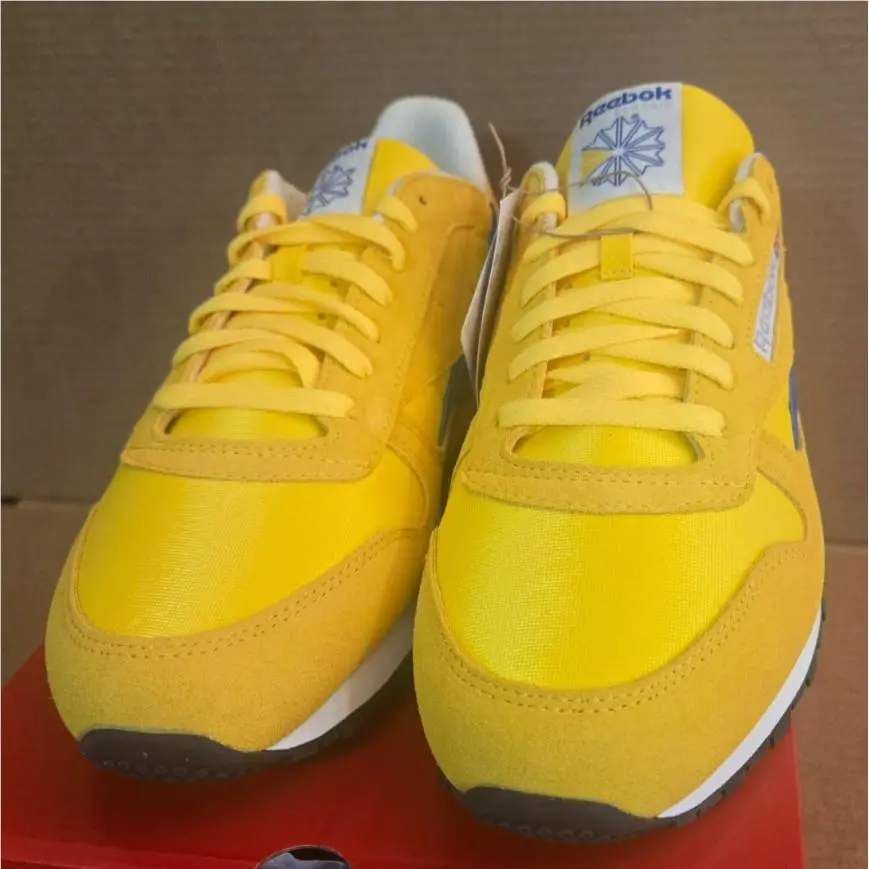 Reebok shoes - Reebok Lifestyle Classic - Lifestyle Classic - 100209520 - Golden Haze/Optimum Blue/Chalk (UPC: 197323353859) 0