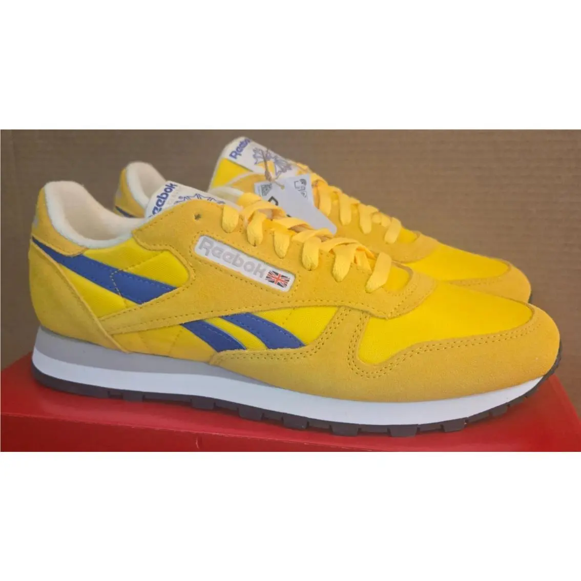 Reebok shoes - Reebok Lifestyle Classic - Lifestyle Classic - 100209520 - Golden Haze/Optimum Blue/Chalk (UPC: 197323353859) 1