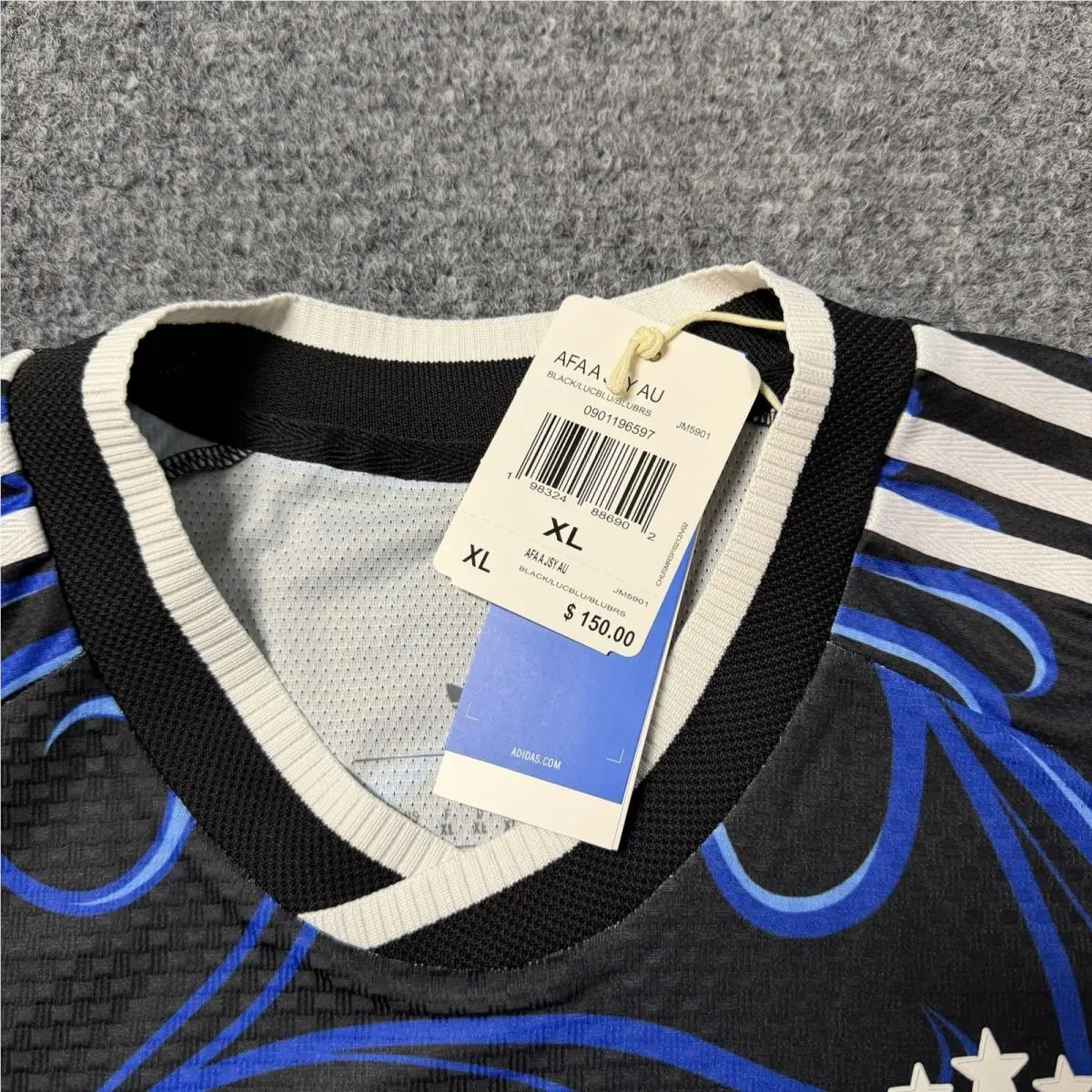 Adidas clothing - Adidas Authentic Jersey - Authentic Jersey - JM5901 - Black 1