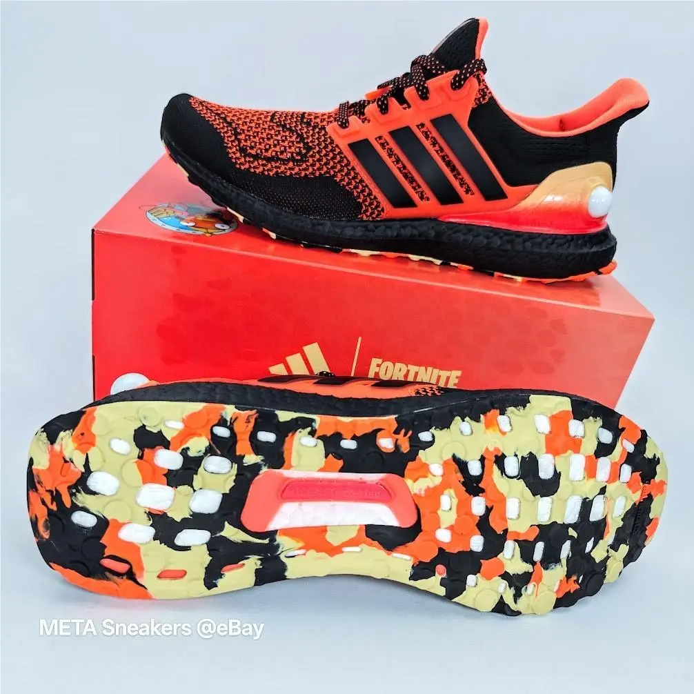 Adidas shoes - adidas Ultraboost - Ultraboost - JQ0715 - Core Black / Core Black / Impact Orange 8