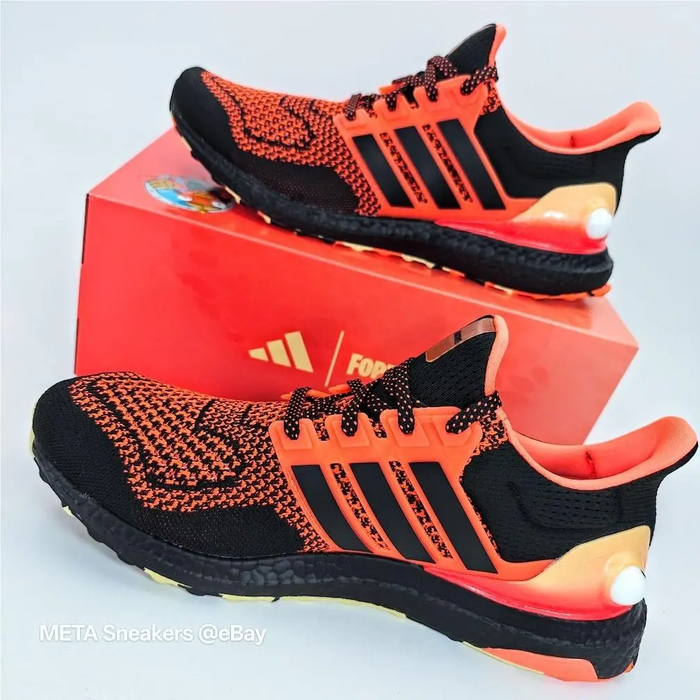 Adidas shoes - adidas Ultraboost - Ultraboost - JQ0715 - Core Black / Core Black / Impact Orange 9