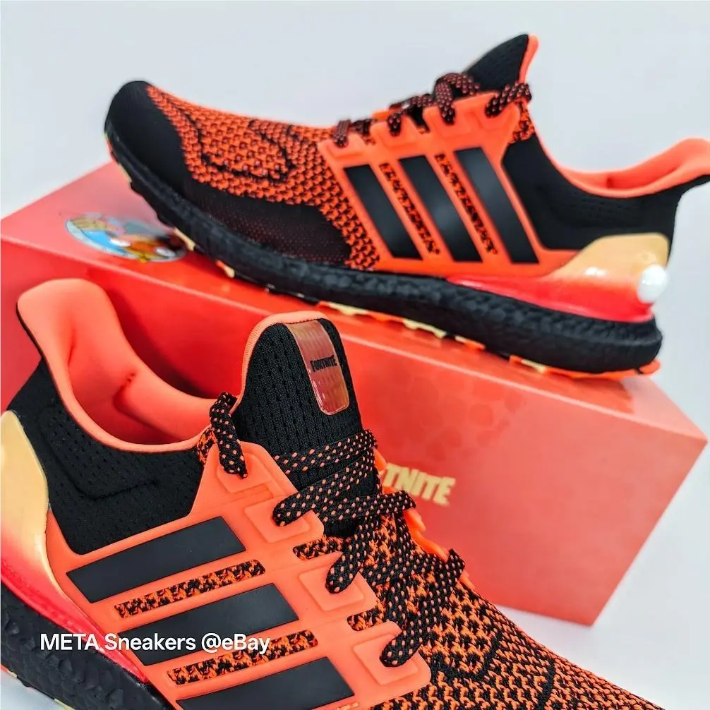 Adidas shoes - adidas Ultraboost - Ultraboost - JQ0715 - Core Black / Core Black / Impact Orange 10