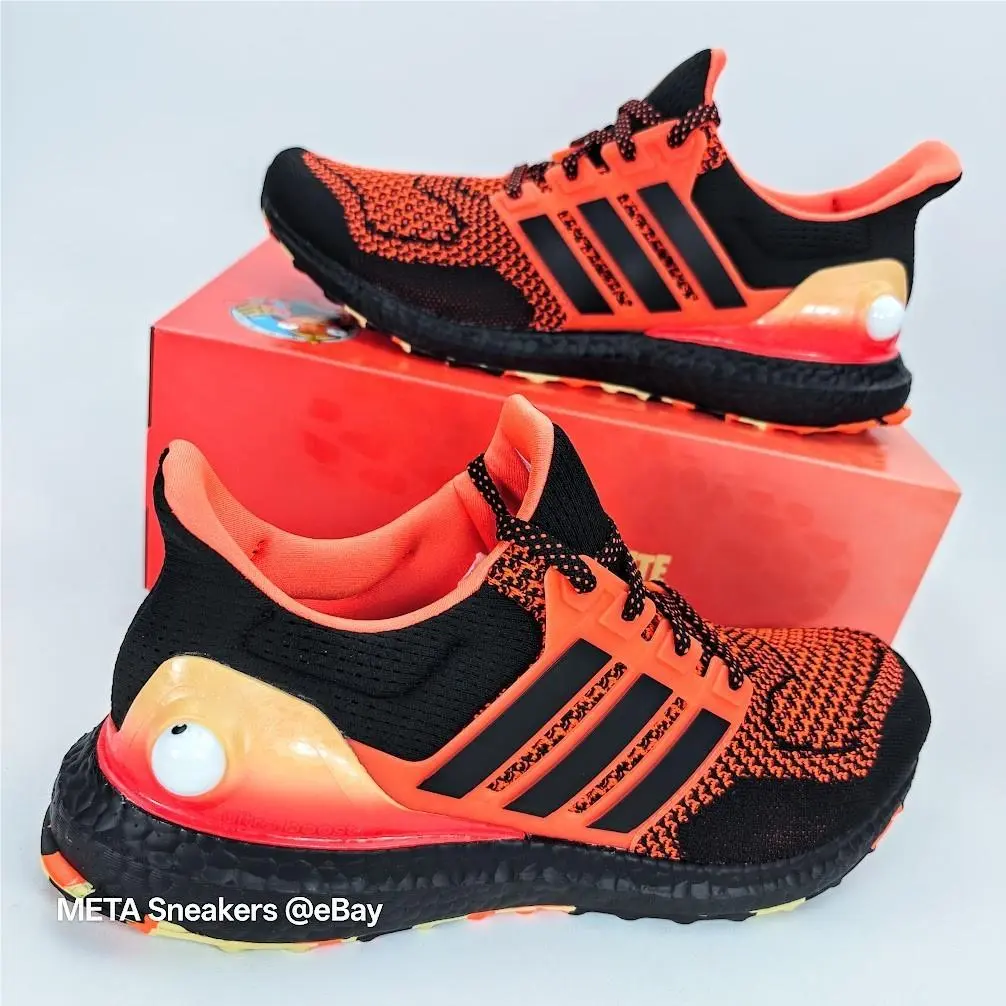 Adidas shoes - adidas Ultraboost - Ultraboost - JQ0715 - Core Black / Core Black / Impact Orange 11