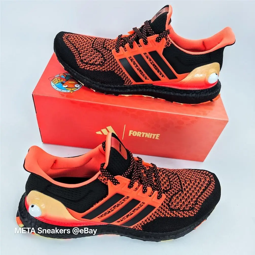 Adidas shoes - adidas Ultraboost - Ultraboost - JQ0715 - Core Black / Core Black / Impact Orange 7
