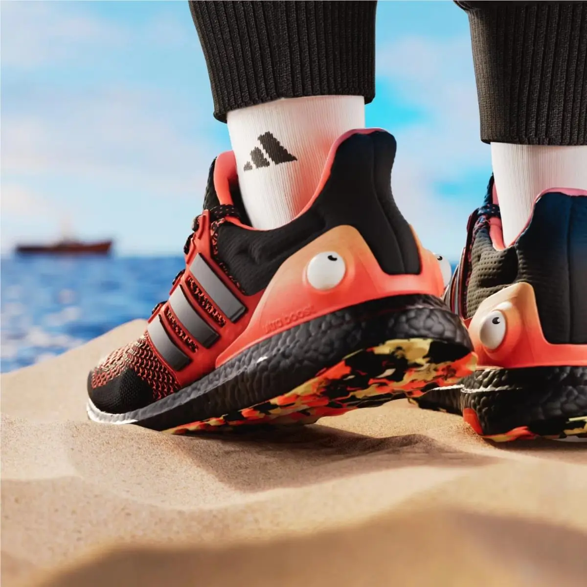 Adidas shoes - adidas Ultraboost - Ultraboost - JQ0715 - Core Black / Core Black / Impact Orange 13