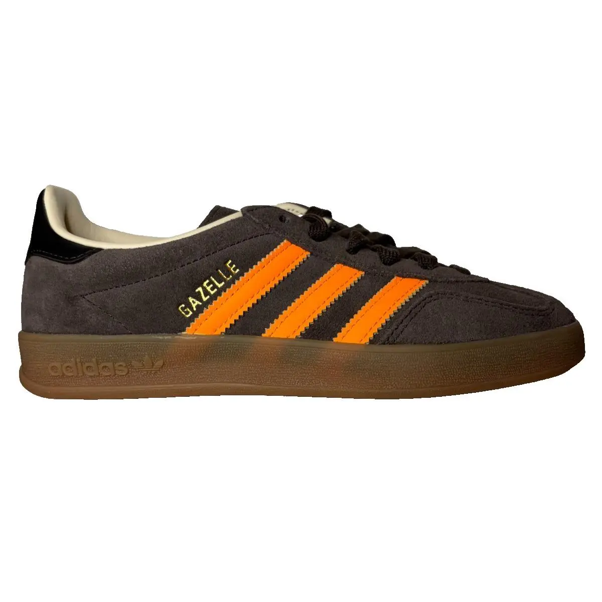 Adidas Gazelle Indoor Men`s Size 5 Brown Lucid Tangerine IH9659