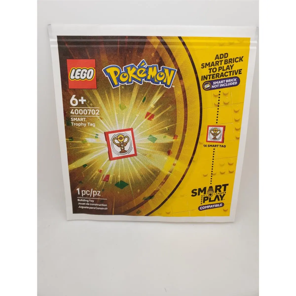 Lego Pokemon XP World Championships 2026 Trophy Exclusive Smart Tag 4000702