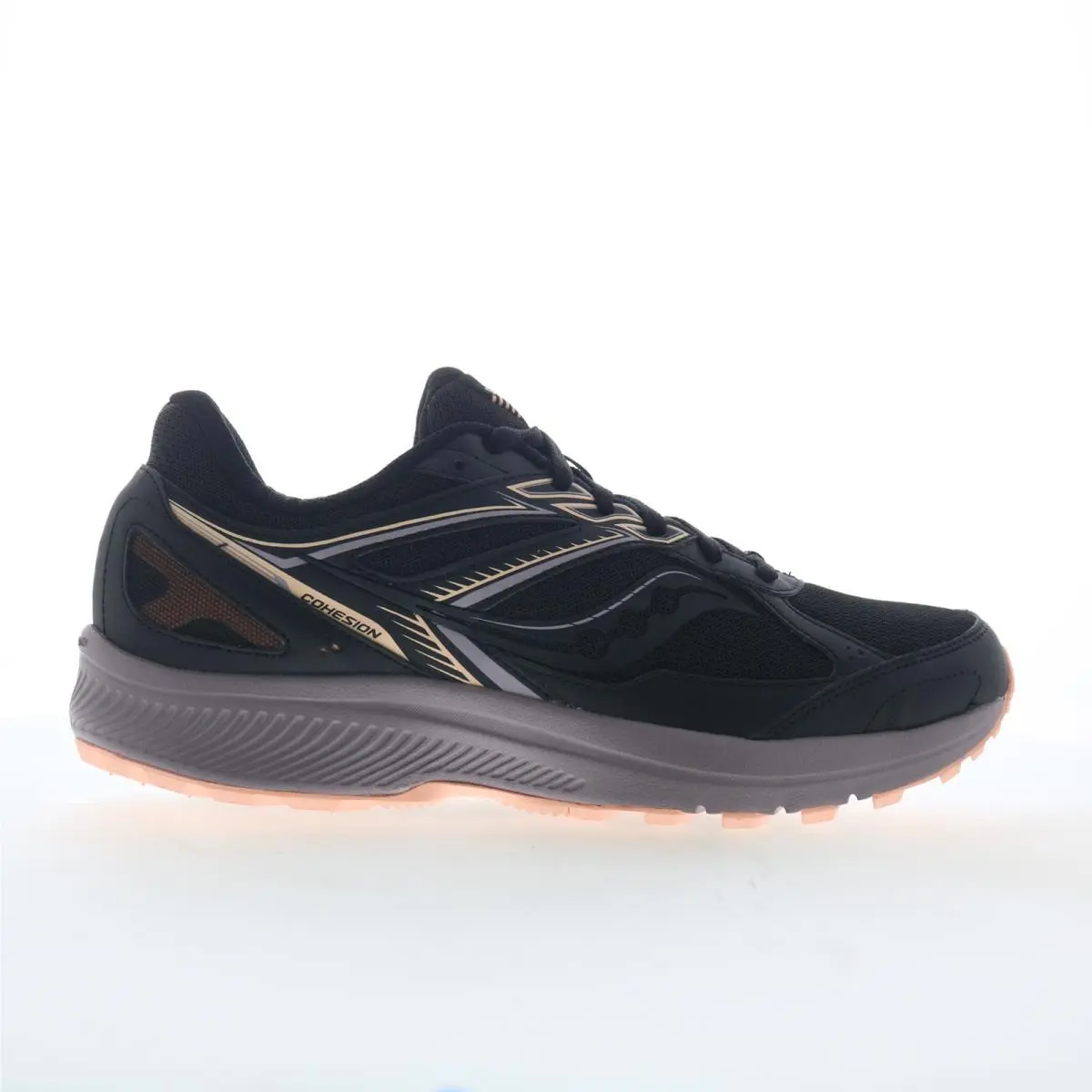 Saucony Cohesion TR14 Trail Running Womens Black Athletic Hiking Shoes 11