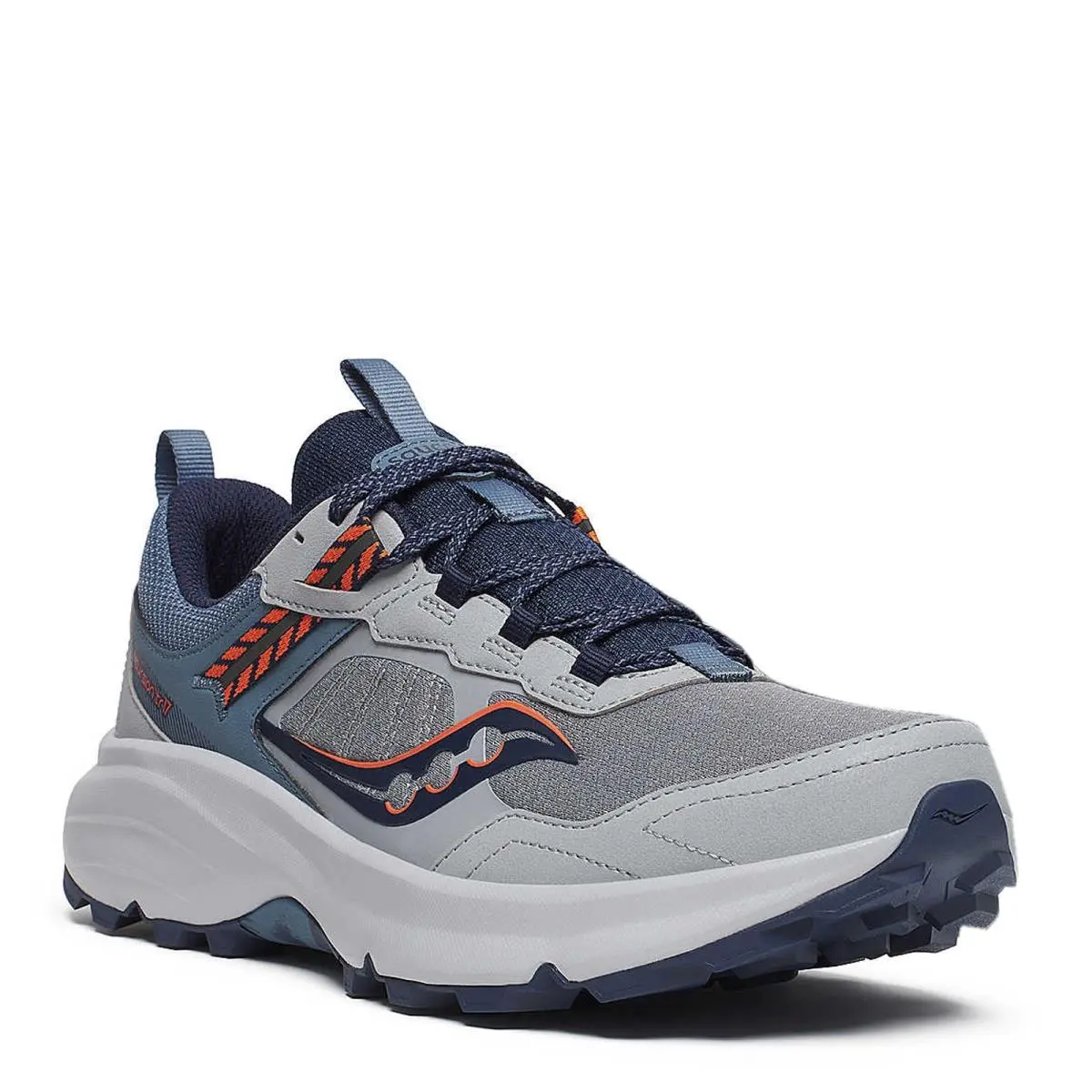 Men`s Saucony Excursion TR17 Trail Running Shoe S20958-205 Flint/mirage Synthet
