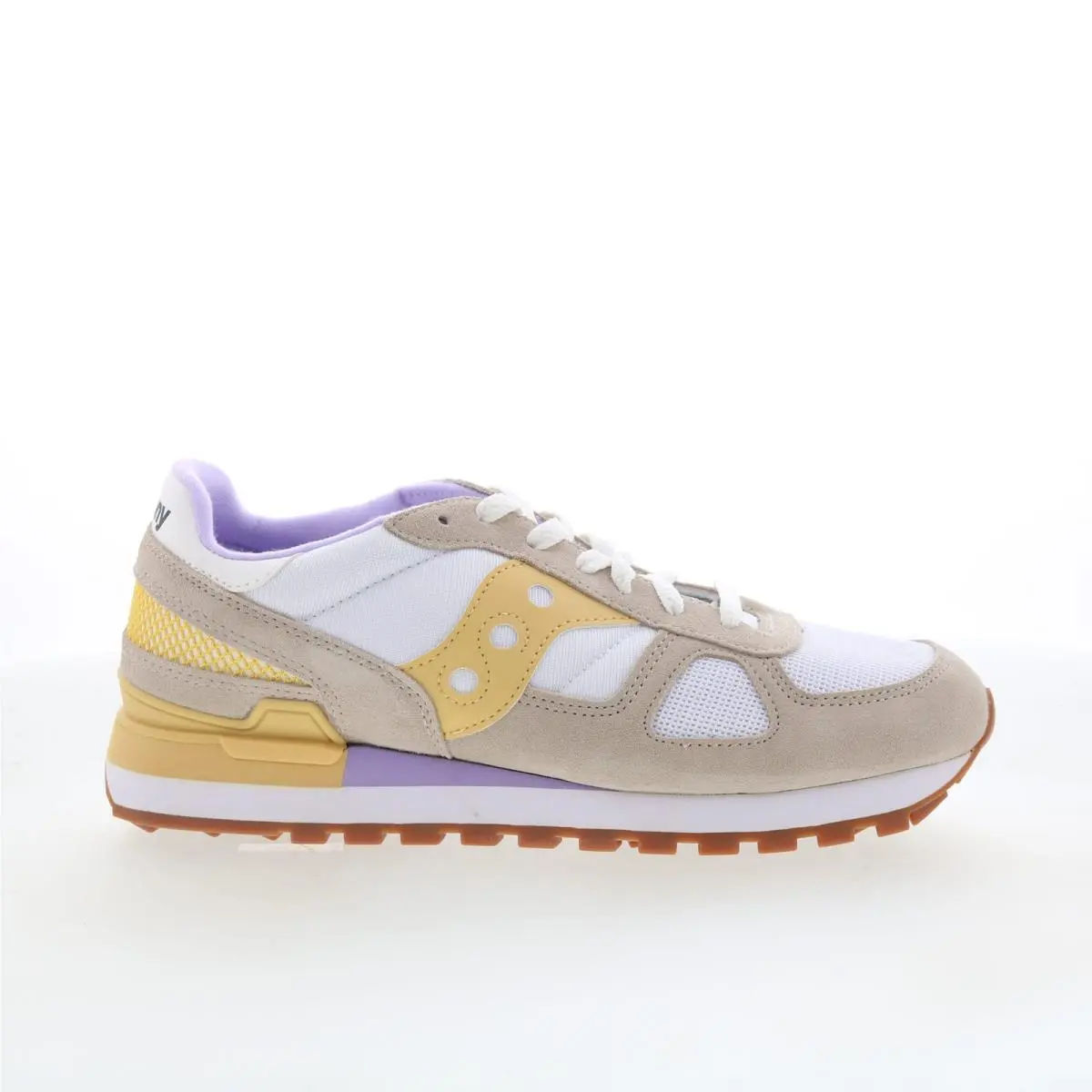 Saucony Shadow Original Shadow S1108-846 Womens White Suede Lifestyle Sneakers Shoes 10