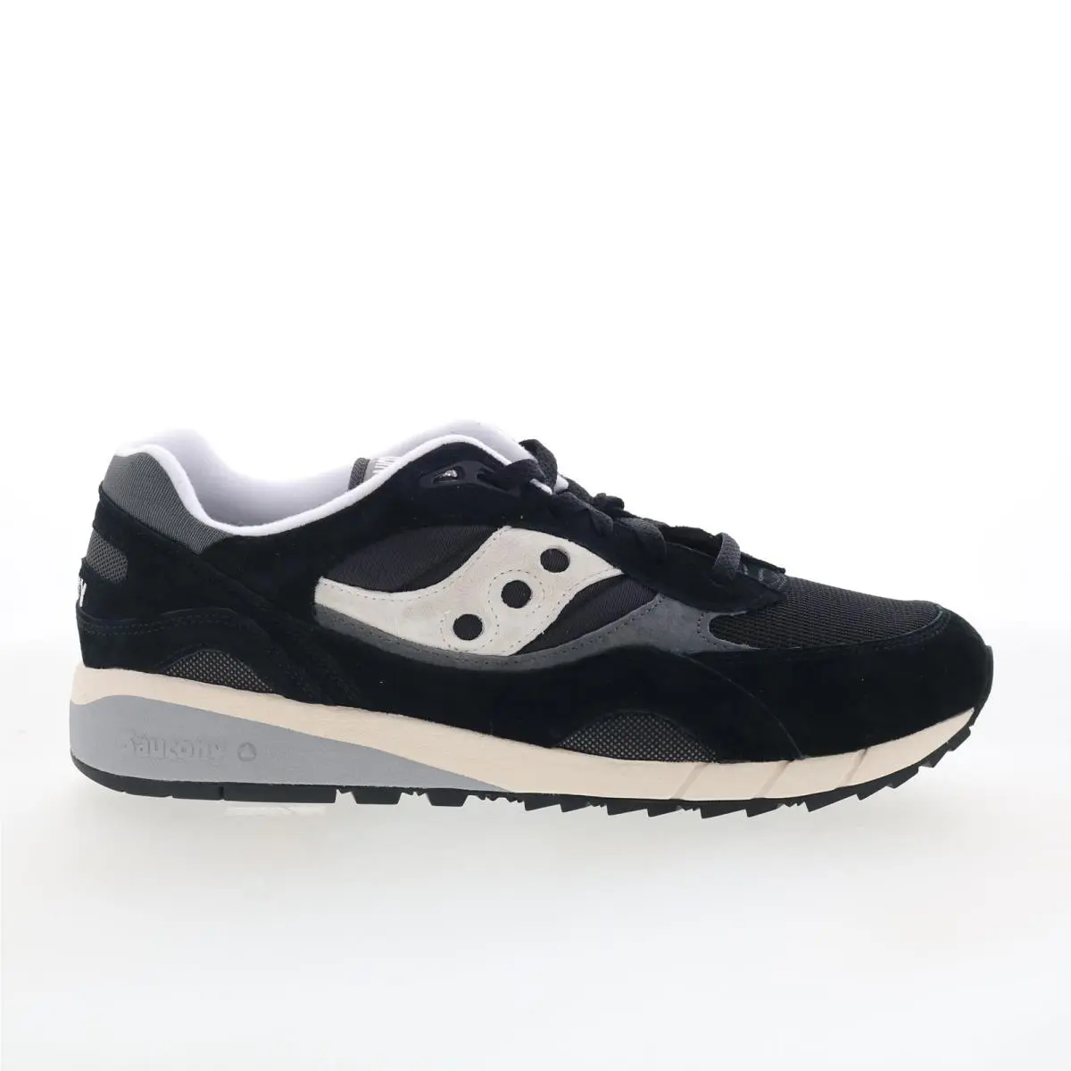 Saucony Shadow 6000 S70441-62 Mens Black Suede Lifestyle Sneakers Shoes 12