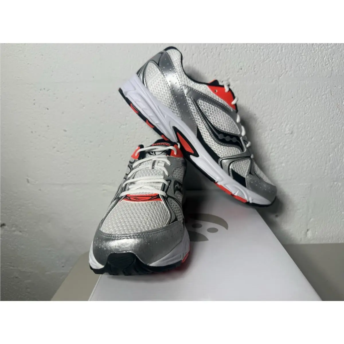 Saucony shoes - S7081222 - S70812-22 - White, Silver, Black, Orange 1