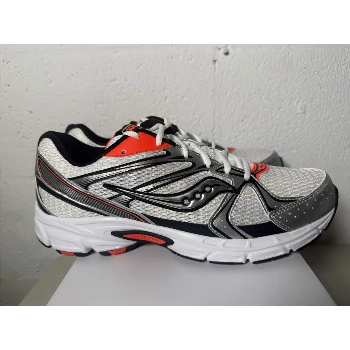 Saucony shoes - S7081222 - S70812-22 - White, Silver, Black, Orange 2