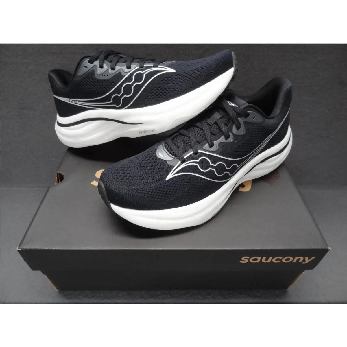 Saucony shoes - Saucony Ride 19 - Ride - S21055 - Black (UPC: 195021634614) 0