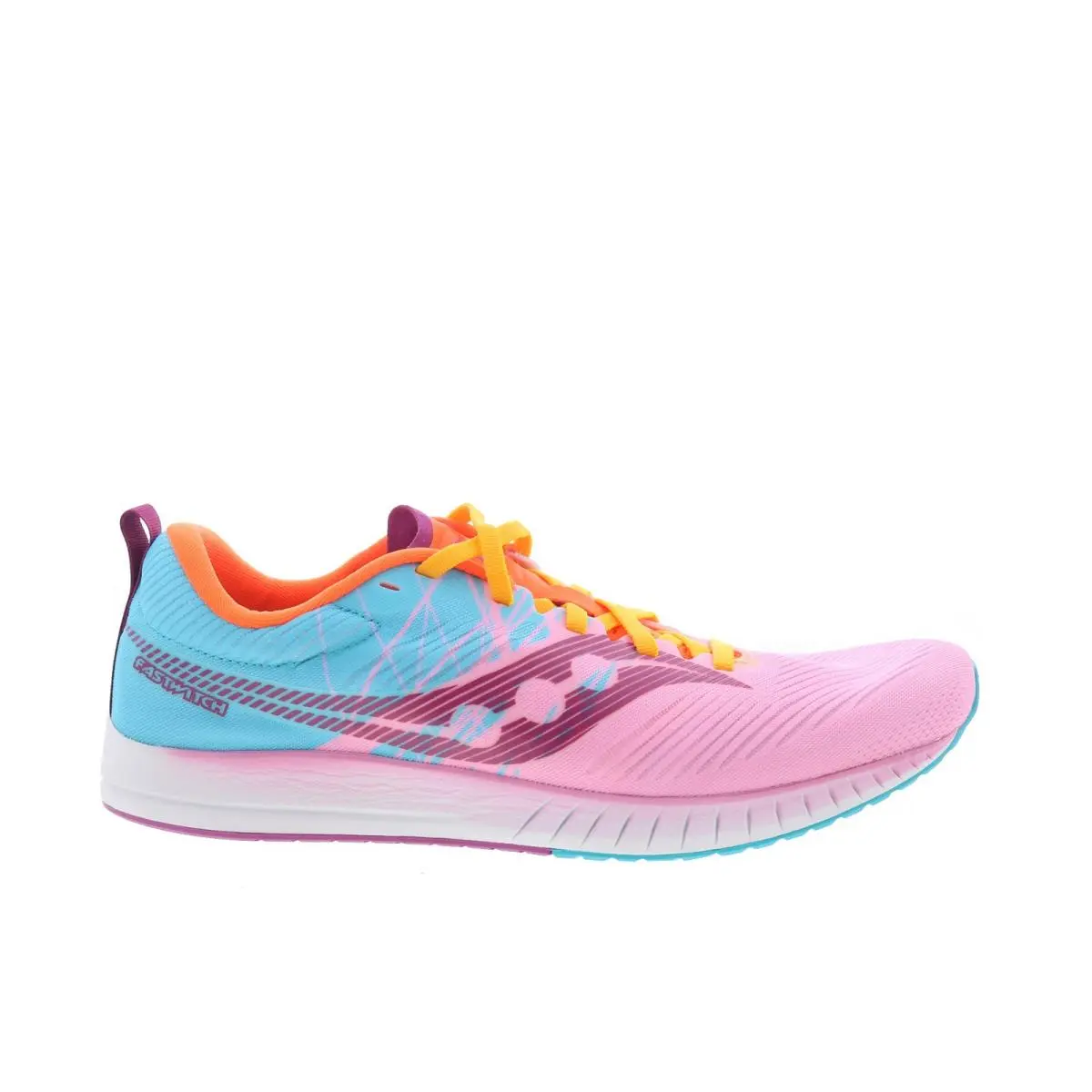 Saucony Fastwitch 9 S19053-25 Womens Pink Canvas Athletic Running Shoes 11