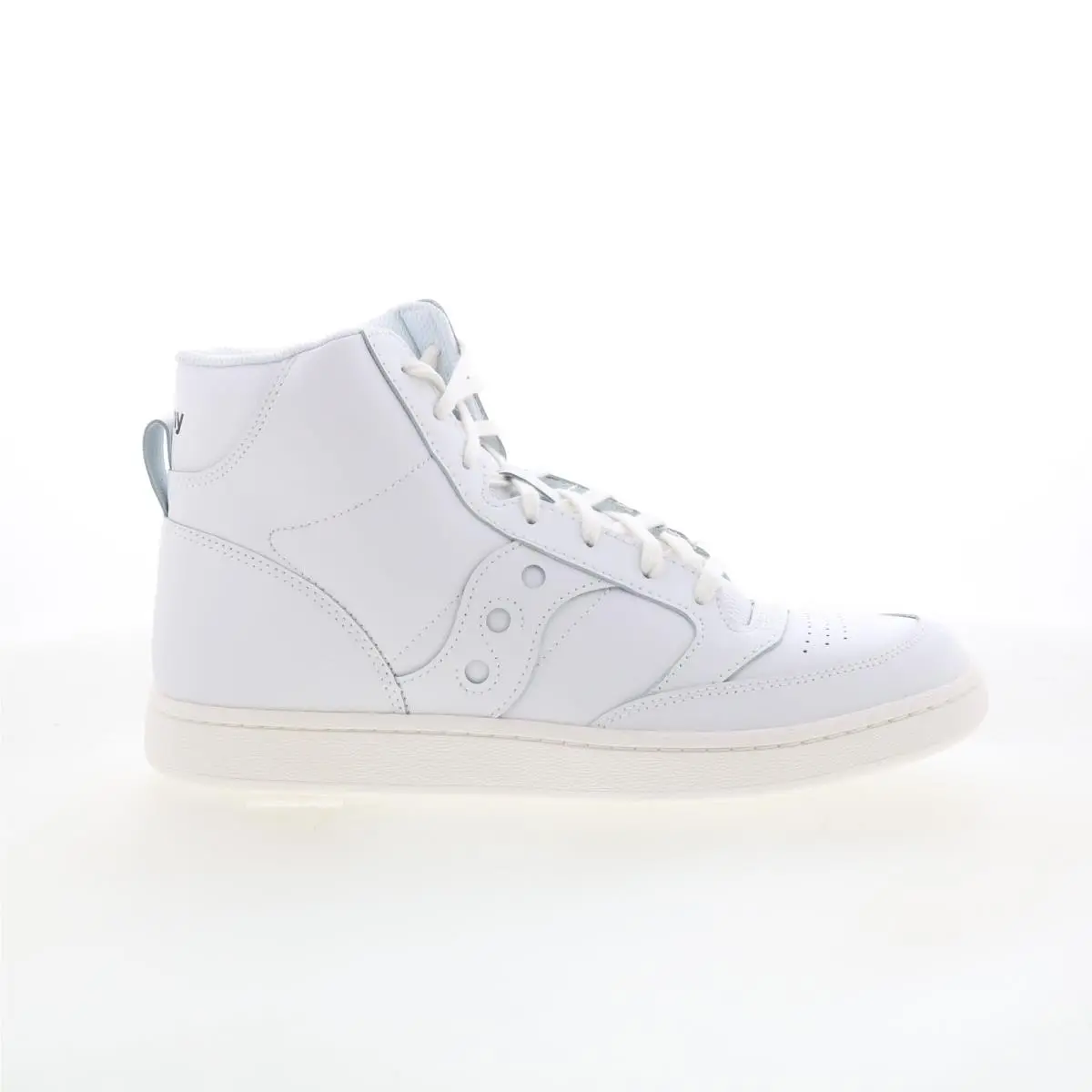 Saucony Jazz Court High S70789-1 Mens White Leather Lifestyle Sneakers Shoes 10