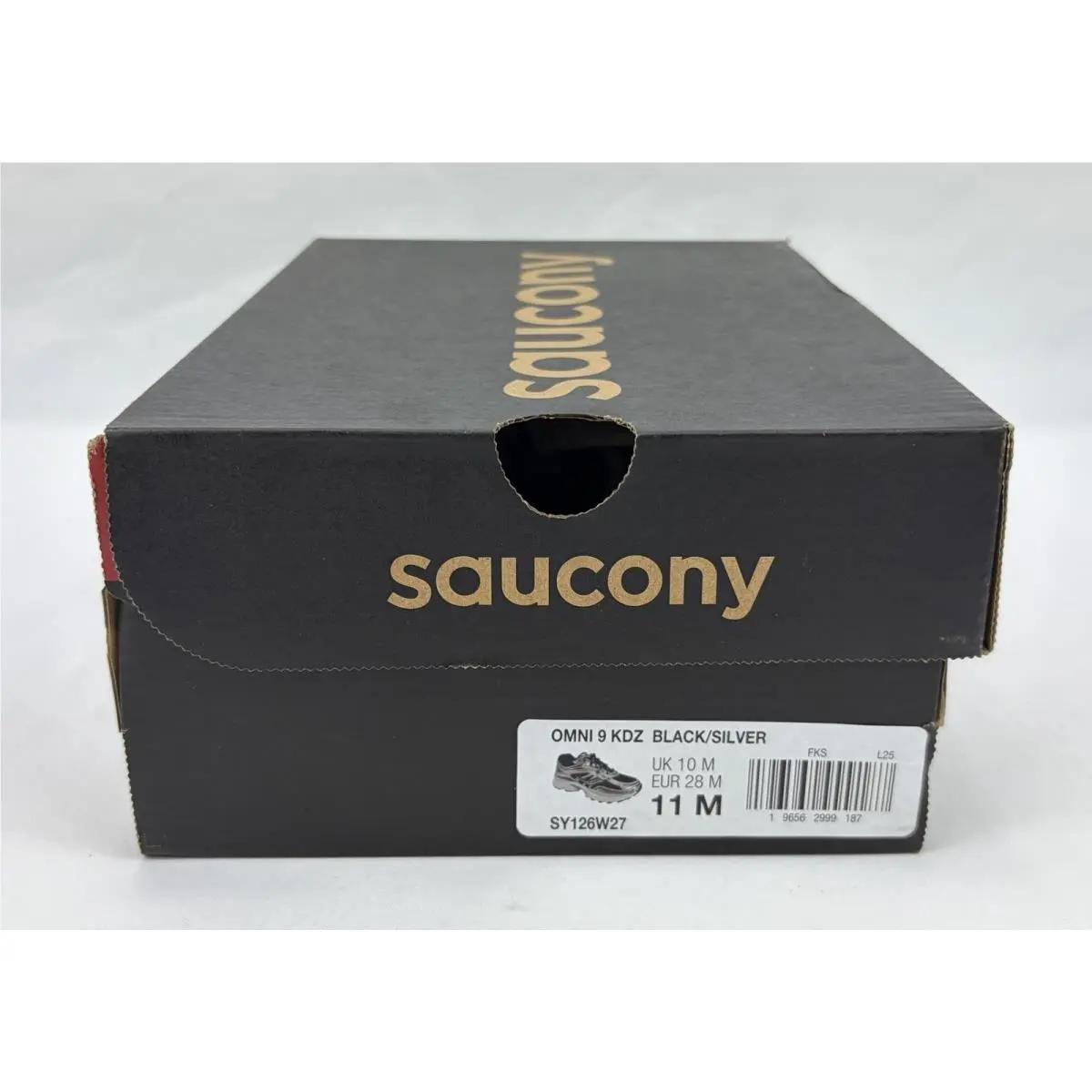 Saucony shoes - Saucony Omni 9 Big Kids - SY126W27 - Black/Silver (UPC: 196562999187) 10