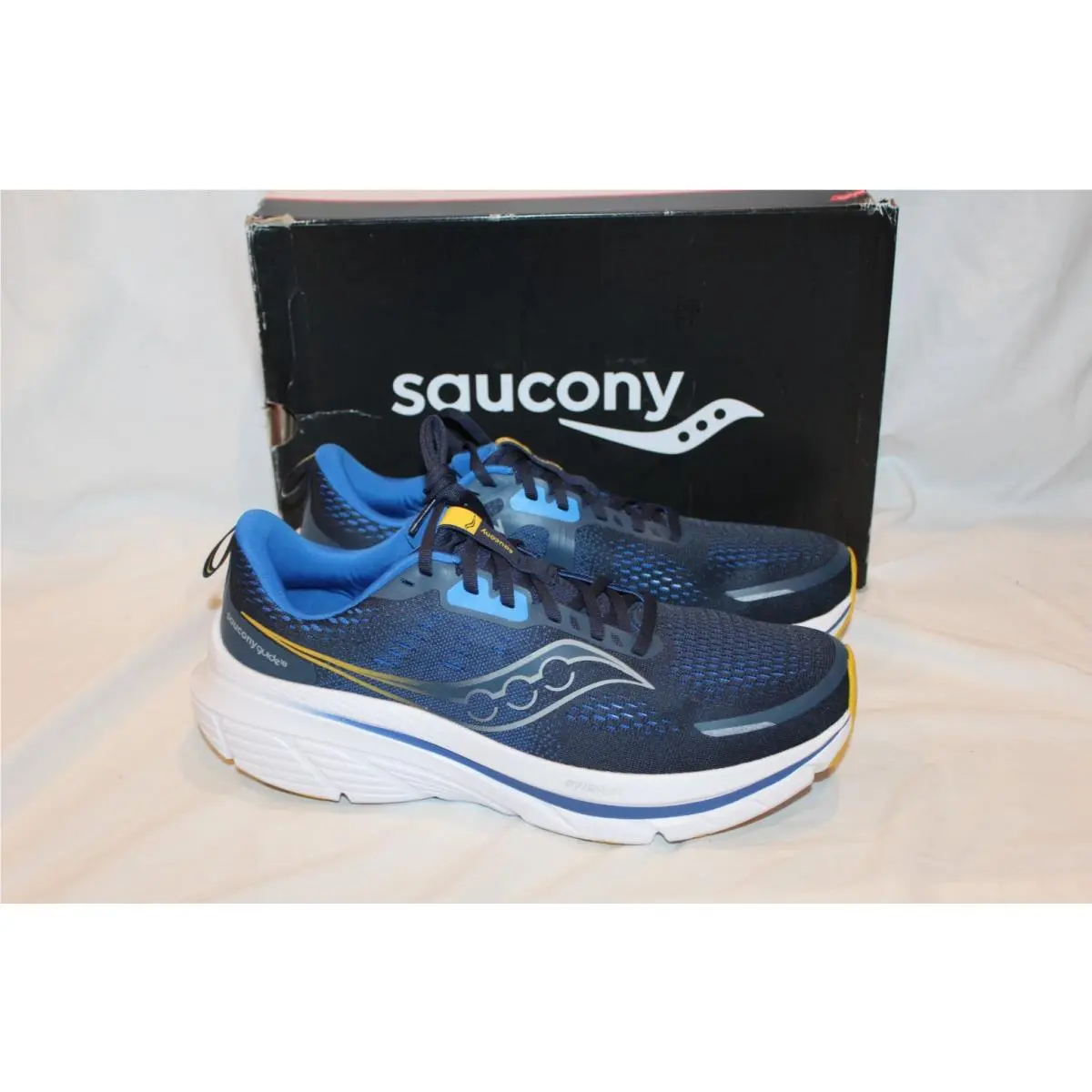 Saucony Guide 18 Men’s Size 18 Running Shoes Navy Skydiver Marine