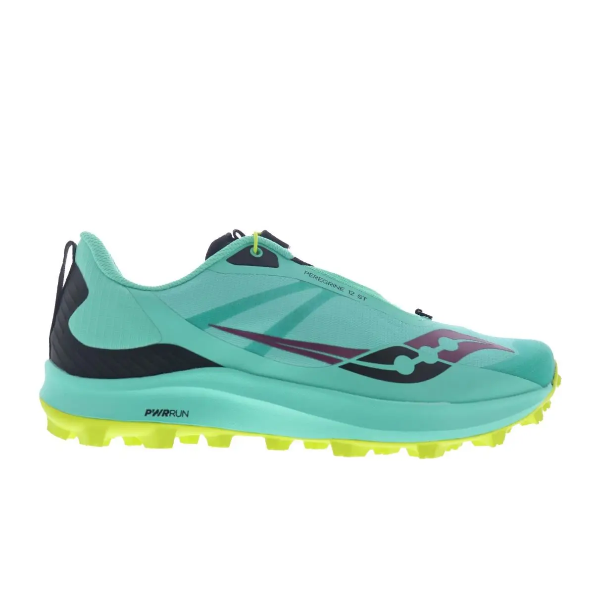 Saucony Peregrine 12 ST S10739-26 Womens Green Mesh Athletic Hiking Shoes 11