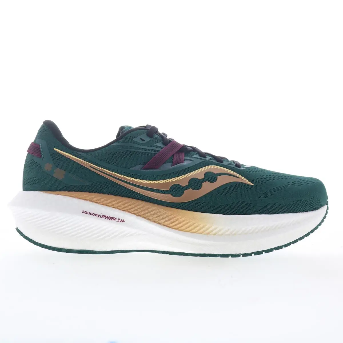 Saucony Triumph 20 S10759-17 Womens Green Mesh Lace Up Athletic Running Shoes 12