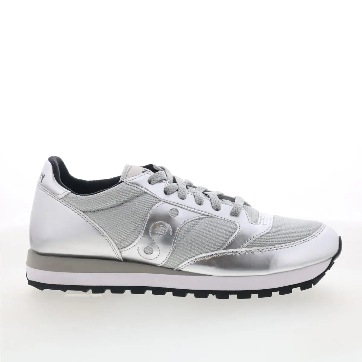Saucony Jazz Original Jazz S1044-461 Womens Silver Lifestyle Sneakers Shoes 10