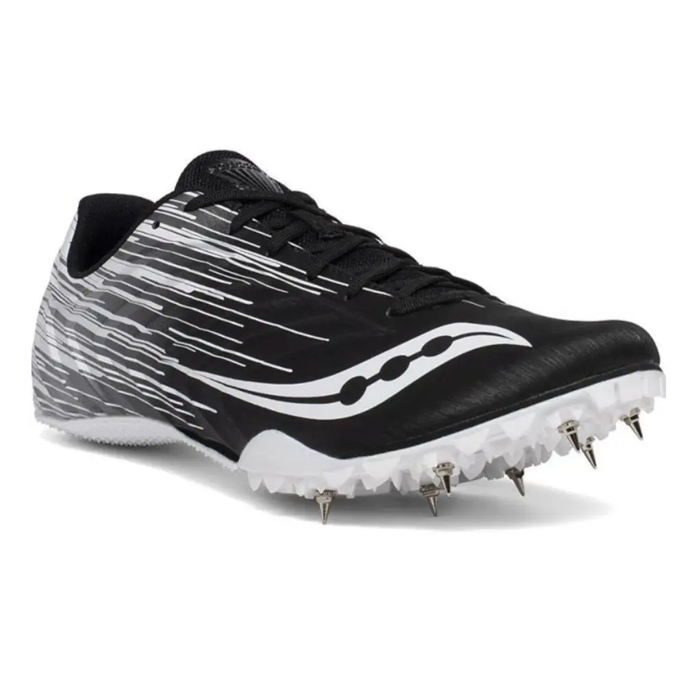 Saucony Men 10.5 Running Spitfire 5 Spikes Track Field Black Sprint-400M