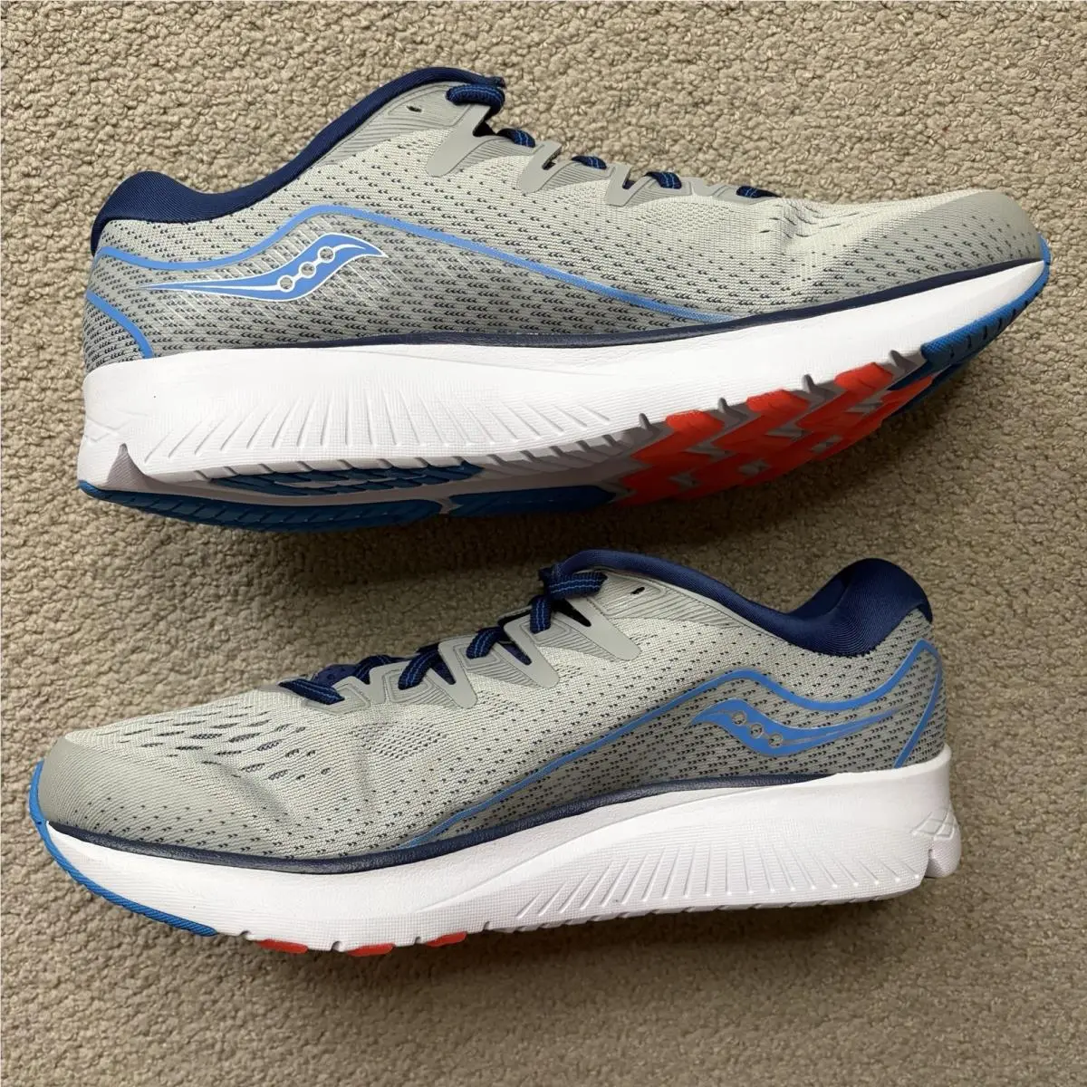 Saucony shoes - Saucony Men`s Ride ISO 2 - Grey/Blue 3