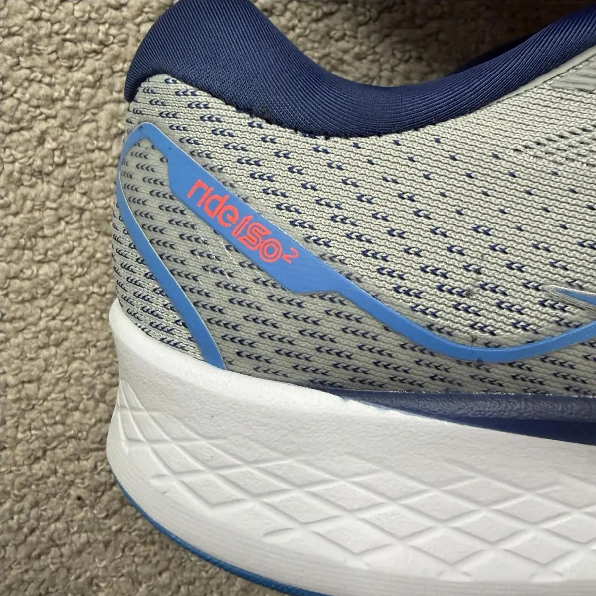 Saucony shoes - Saucony Men`s Ride ISO 2 - Grey/Blue 5
