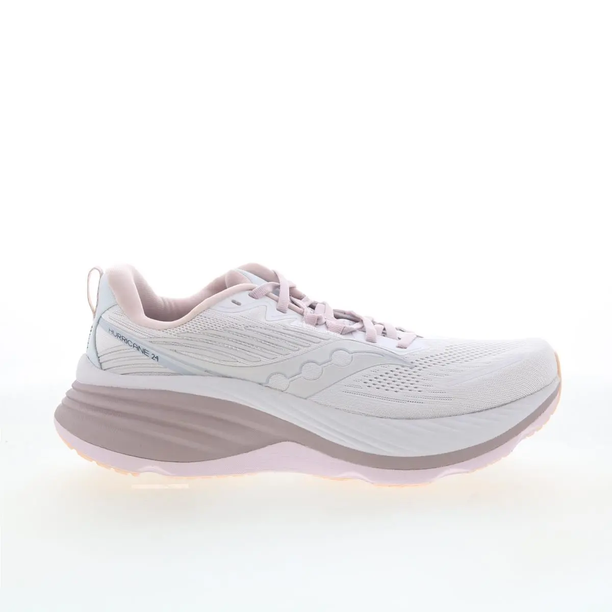 Saucony Hurricane 24 S10933-140 Womens Beige Lace Up Athletic Running Shoes 10