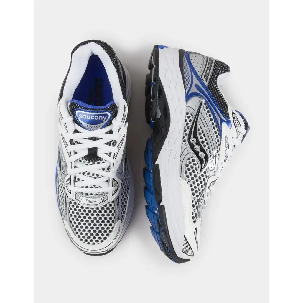 Saucony shoes - Progrid Omni 9 - Progrid Omni - S70739-2 - Blue / Silver / White (UPC: 195019124530) 3