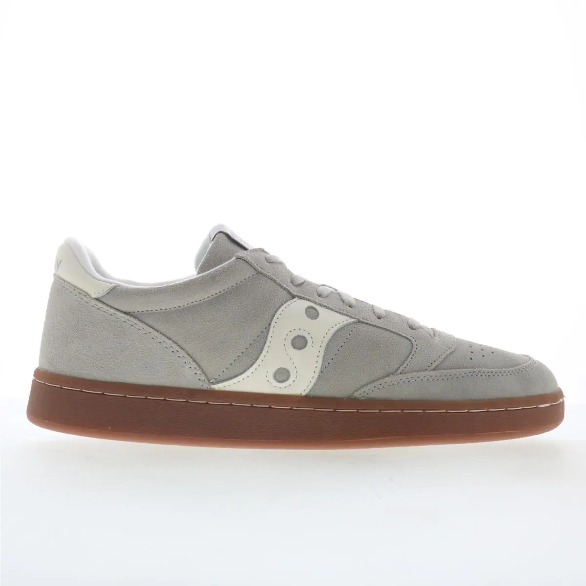 Saucony Jazz Court S70858-6 Mens Gray Suede Lace Up Lifestyle Sneakers Shoes 13