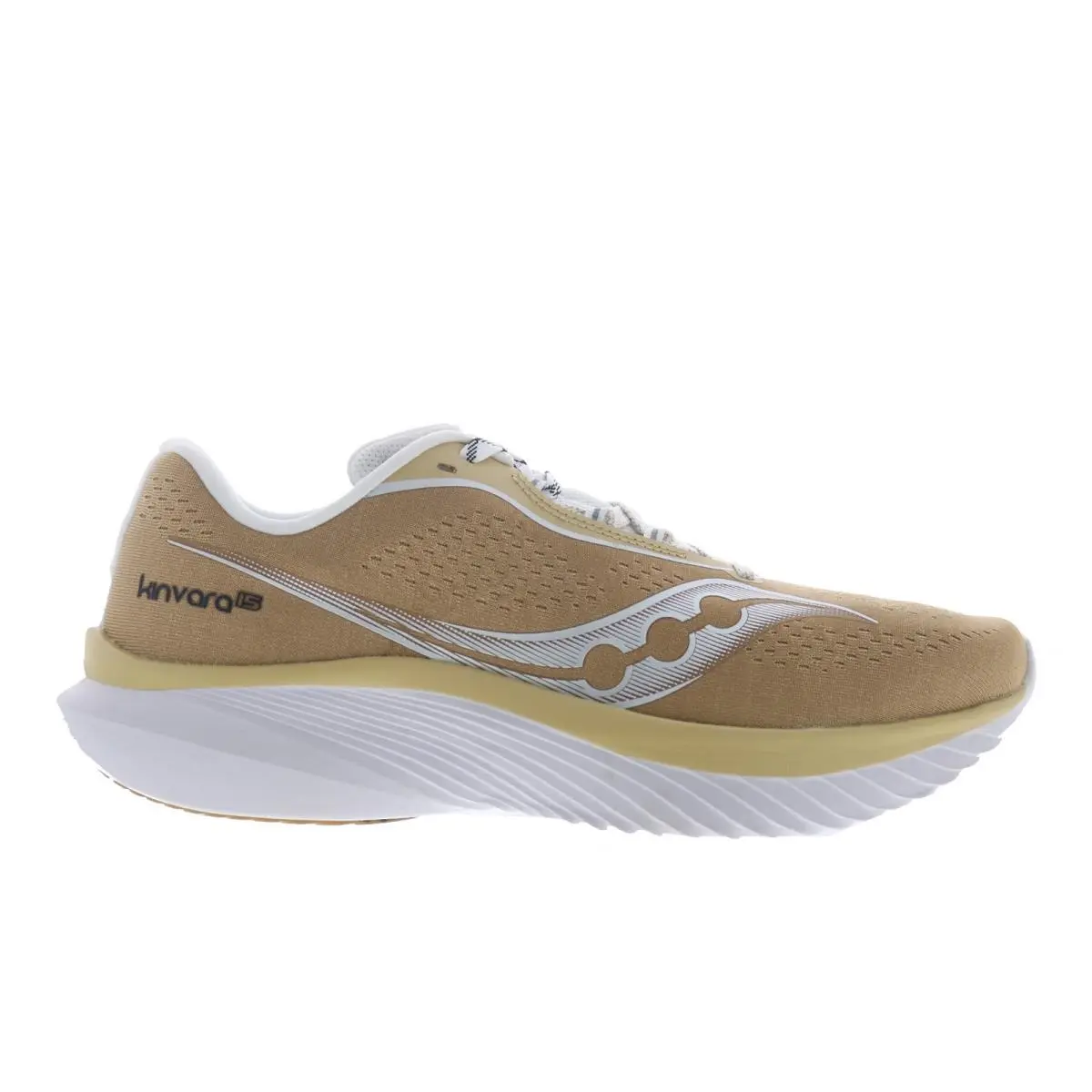Saucony Kinvara 15 S10967-250 Womens Gold Mesh Lace Up Athletic Running Shoes 11