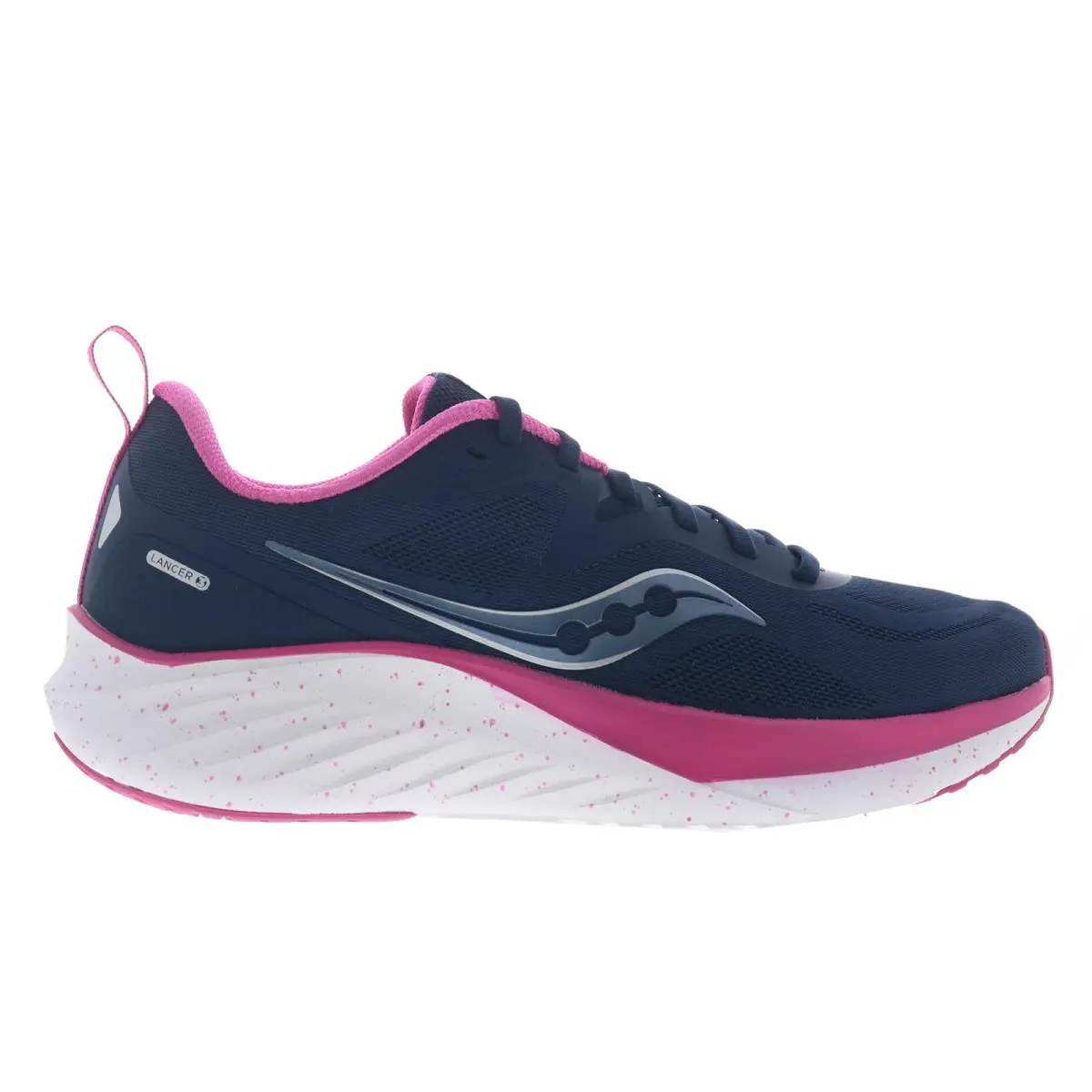 Saucony Lancer 3 S18226-16 Womens Purple Mesh Lace Up Athletic Running Shoes 11