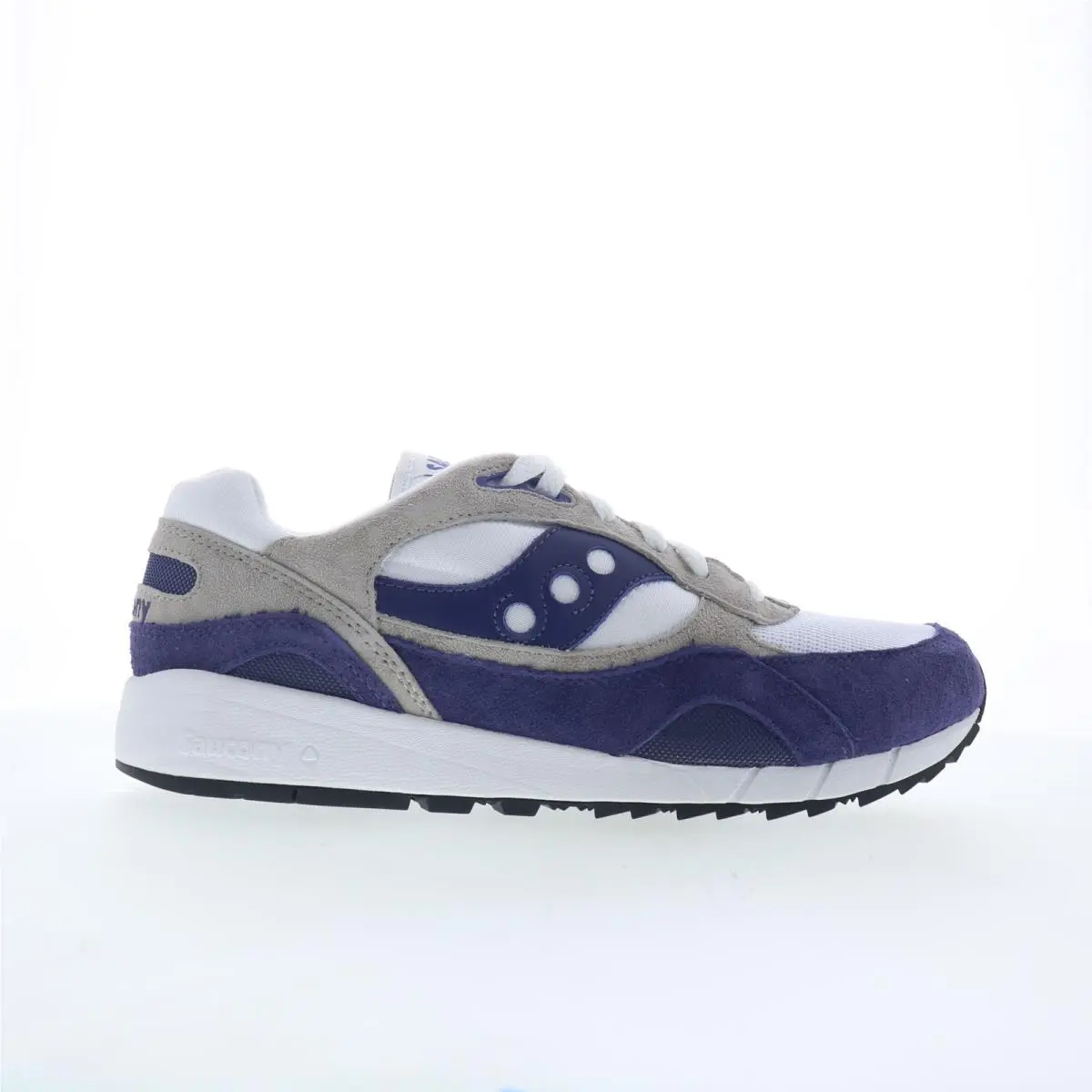 Saucony Shadow 6000 S70441-76 Mens White Suede Lifestyle Sneakers Shoes 10.5