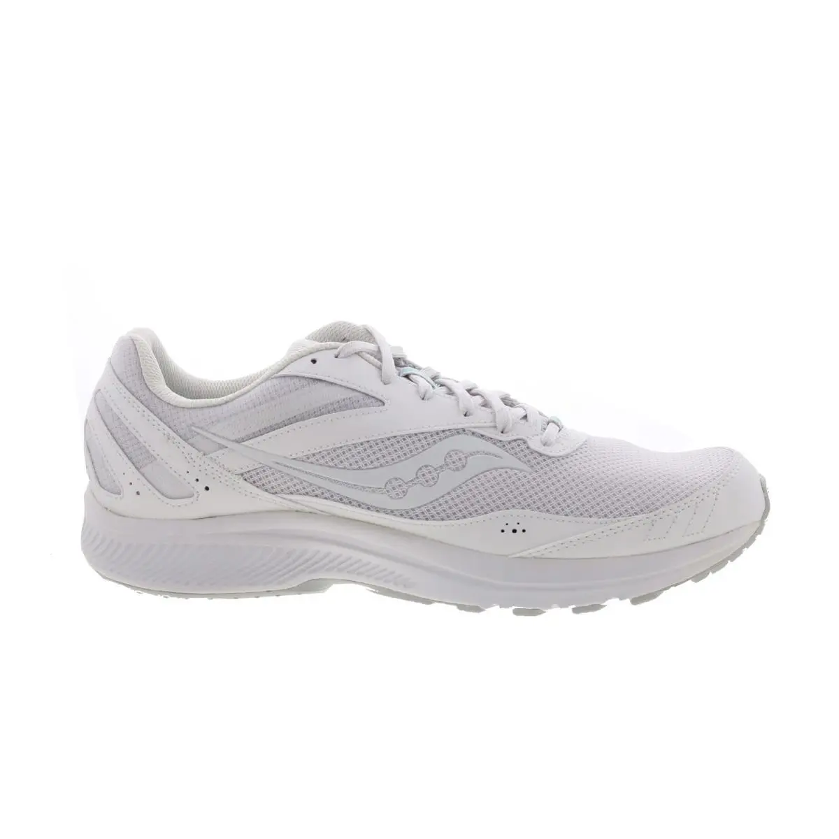 Saucony Cohesion 15 Plush S20816-100 Mens White Mesh Athletic Running Shoes 12