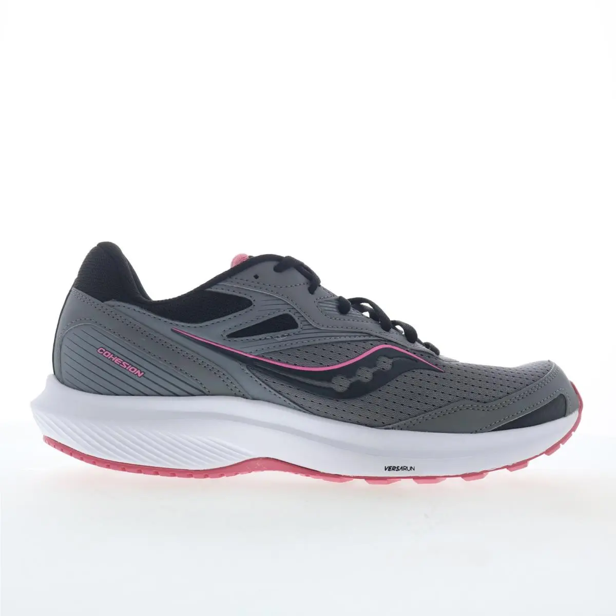 Saucony Cohesion 16 S10781-15 Womens Gray Mesh Lace Up Athletic Running Shoes 12