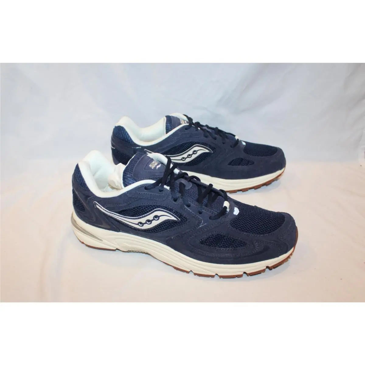 Saucony Grid Jazz 9 Men`s Blue Athletic Running Walking Shoes Sneakers SZ 13