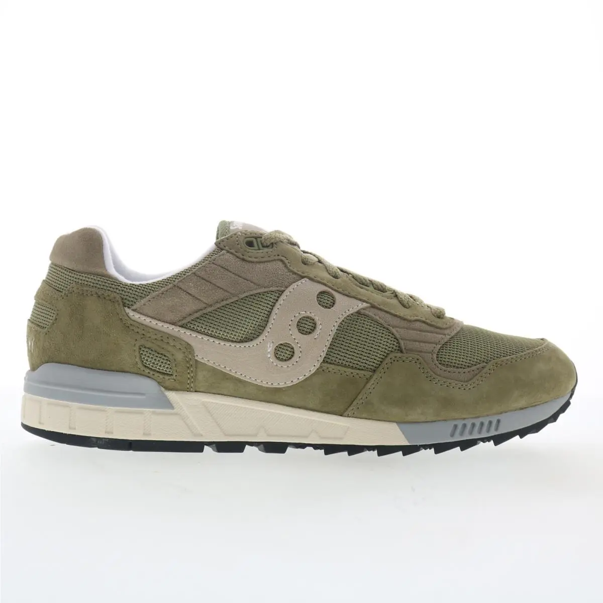 Saucony Shadow 5000 S70665-35 Mens Green Suede Lifestyle Sneakers Shoes 12