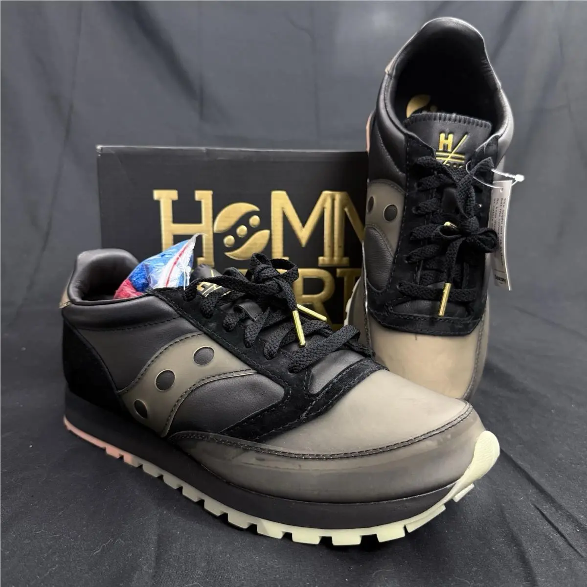 Size 11 Saucony Jazz 81 Men’s Black Sneakers Collab Hommewrk Trinidad James
